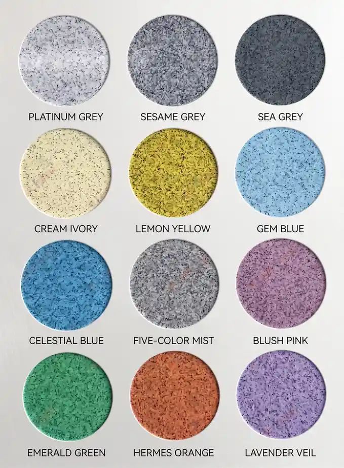 PureEpox 12 sintered quartz color palette high performance commercial grade material