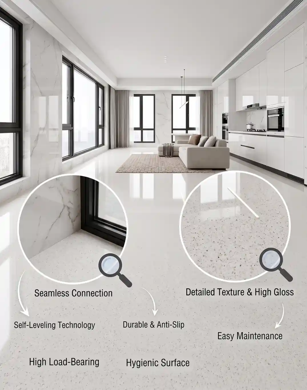 Colored Sand Flooring